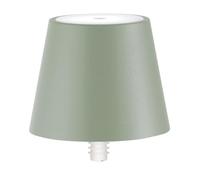 Zafferano, Poldina Stopper Lamp, Cordless Rechargeable Bottle Lamp with Touch Control, Suitable for Indoor and Outdoor Use, Dimmer, 2200-3000 K, Height 11 cm, Colour Sage