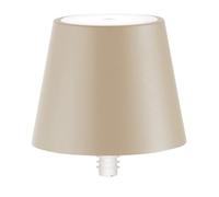 Zafferano, Poldina Stopper Lamp, Cordless Rechargeable Bottle Lamp with Touch Control, Suitable for Indoor and Outdoor Use, Dimmer, 2200-3000 K, Height 11 cm, Colour Sand