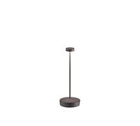Zafferano, Swap Pro Lamp, Rechargeable Cordless Table Lamp with Touch Controls, Suitable for Interior and Outdoor, Step Dimmer, 2200-3000 K, Height 29 cm, Colour Corten