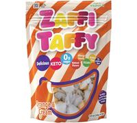 Zaffi Taffy Orange Cream - Pamper Yourself with the Creamy Citrus Flavor of Orange Cream, Zaffi Taffy, 5 oz Bag