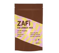 ZAFI - The Umber Mix, Chocolate Powder blended with Cacao, Lucuma, Peruvian Maca Powder, Magnesium, Siberian Ginseng, Baobab, Ceylon Cinnamon. 250g℮