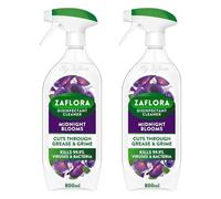 Zaflora Multipurpose Disinfectant Cleaner Midnight Blooms 800ml Trigger Spray Kills 99.9% Viruses & Bacteria All Purpose Antibacterial Surface Cleaner Long Lasting 24hr Fragrance Pack of 2