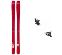 Zag - Freerando bindings - Pack Ubac 89 2026 for Men - Red Red 183 cm.162 cm.155 cm.176 cm.169 cm