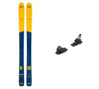 Zag - Freeride skiing skis - Freeride Ski Set H96 2024 for Men in Wood - Blue Blue 170 cm.176 cm.188 cm