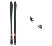 Zag - Men's touring skis - Touring Ski Set Adret 78 2024 for Men in Wood - Navy Navy 176 cm
