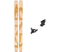Zag - Pack Touring skis Ubac 108 - 180 + Speed Turn Black Silver - Touring skis