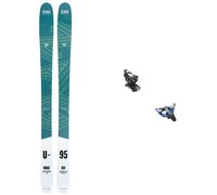 Zag - Ski touring bindings - Pack Ubac 95 Lady 2025 for Women - Blue Blue 164 cm
