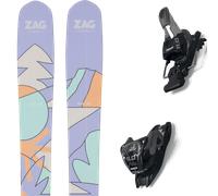 Zag - Pack Ski Slap 98 Lady - 160 + 11.0 Tp 100mm Black Anthracite - Ski