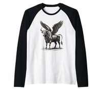 Zagan Wings of Power Raglan Baseball Tee