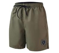 Zagano Men's Quick-Drying Swimming Trunks Men Boys Swimming Trunks Board Shorts for Men Sports Trousers Short Swimming Trunks Men Long S-6XL, Made in the EU, Olive - Long Version, 3XL