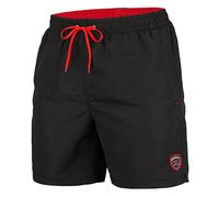 Zagano Men's Quick-Drying Swimming Trunks Men Boys Swimming Trunks Board Shorts for Men Sports Trousers Short Swimming Trunks Men Long S-6XL, Made in the EU, Black - Long Version, 3XL