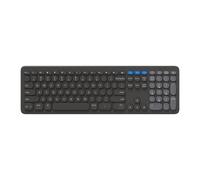 Zagg 103211030 Multi-pairing Full Size Keyboard with Wireless Charging Black