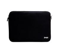 ZAGG - 12 Inch Laptop Sleeve Case, Neoprene Tablet Soft Cover Bag Compatible with Google Chromebook, Google Notebook, Tablets up to 12-inches - Black