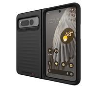 ZAGG Bridgetown D3O Bio-Reinforced Case for Google Pixel Fold [7.6-Inch], Wireless Charger Compatible, Slim Design, Shockproof Foldable Phone Cover (Black)