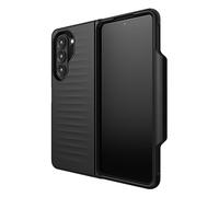 ZAGG Bridgetown Phone Case for Galaxy Z Fold5-10ft Drop Protection, Graphene Reinforced, Hinge Design, S Pen Holder, Slim, Lightweight, Wireless Charging Compatible, Black