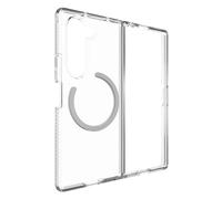 ZAGG Bridgetown Snap Graphene-Reinforced Case for Samsung Galaxy Z Fold 6 [7.6-Inch], MagSafe Compatible, Slim Design, Shockproof Foldable Phone Cover (Transparent)