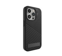 ZAGG Denali Snap KS Graphene-Reinforced Case with Kickstand for iPhone 15 Pro [6.1-Inch], MagSafe Compatible, Dual Layer Design, Shockproof Phone Back Cover (Black)