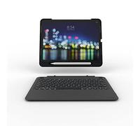 ZAGG Compatible with Slim Book Go Keyboard Apple iPad Pro 12.9 (3rd Gen), Slim, Multi-Pairing, Backlit, Holder for Pencil, (Black), (English)