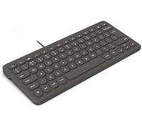 ZAGG Connect 12-Inch Compact Wired Lightning Keyboard, UK Layout, For macOS & iOS - Charcoal
