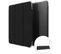 ZAGG Crystal Palace Folio Graphene-Reinforced Case with Stand Function for iPad Pro 11 [2024] [11-Inch], Anti-Yellowing, Pencil Storage, Shockproof Tablet Folio Cover (Transparent)