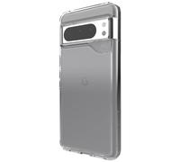 ZAGG Crystal Palace Google Pixel 8 Pro Case - Transparent Finish with Graphene Enhanced Impact Protection, Eco-Friendly with 78% Recycled Content, Wireless Charging Compatible Phone Case, Clear