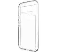ZAGG Crystal Palace Graphene-Reinforced Case for Google Pixel 8a [6.1-Inch], Anti-Yellowing, Ultra Slim Comfortable Design, Shockproof Phone Back Cover (Transparent)