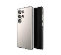 ZAGG Crystal Palace Graphene-Reinforced Case for Samsung Galaxy S25 Ultra [6.8-Inch], Anti-Yellowing, Minimalist Design, Scratch-Resistant, Secure Grip, Shockproof Phone Back Cover (Transparent)