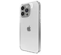 ZAGG Crystal Palace Graphene-Reinforced Case for iPhone 15 Pro [6.1-Inch], Anti-Yellowing, Ultra Slim Comfortable Design, Shockproof Phone Back Cover (Transparent)