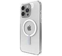 ZAGG Crystal Palace Snap Graphene-Reinforced Case for iPhone 15 Pro Max [6.7-Inch], MagSafe Compatible, Anti-Yellowing, Shockproof Phone Back Cover (Transparent)