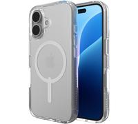 ZAGG Crystal Palace Snap Graphene-Reinforced Case for iPhone 16 [6.1-Inch], MagSafe Compatible, Anti-Yellowing, Scratch-Resistant, Shockproof Phone Back Cover (Transparent)