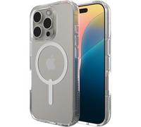 ZAGG Crystal Palace Snap Graphene-Reinforced Case for iPhone 16 Pro [6.3-Inch], MagSafe Compatible, Anti-Yellowing, Scratch-Resistant, Shockproof Phone Back Cover (Transparent)