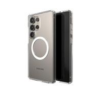 ZAGG Crystal Palace Snap Graphene-Reinforced Case for Samsung Galaxy S25 Ultra [6.8-Inch], MagSafe Compatible, Anti-Yellowing, Scratch-Resistant, Shockproof Phone Back Cover (Transparent)