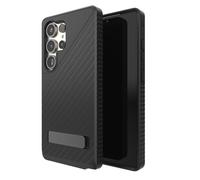 ZAGG Denali KS Graphene-Reinforced Case with Kickstand for Samsung Galaxy S25 Ultra [6.8-Inch], Dual Layer Protective Design, Secure Grip, Heat Dissipation, Shockproof Phone Back Cover (Black)