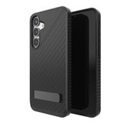 ZAGG Denali Samsung Galaxy S25+ Case with Kickstand - 16ft Drop Protection, Graphene-Infused, Wireless Charging Compatible, Rugged Dual-Layer Design, Black