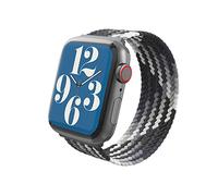 ZAGG Gear 4 Braided Watch Strap for Apple Watch, Stylish, Nylon, Comfort, (41/40/38 mm) (Storm)