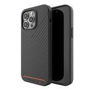 ZAGG Gear 4 Denali Snap D30 Protective Case Compatible with iPhone 14 Max, Hard Case, Shockproof, Wireless Charging, MagSafe, (Black)