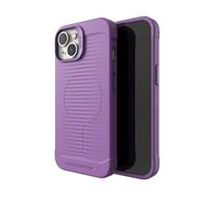 ZAGG Gear 4 Havana Snap D30 Protective Case Compatible with iPhone 14 Max, Slim, Shockproof, Wireless Charging, (Purple)