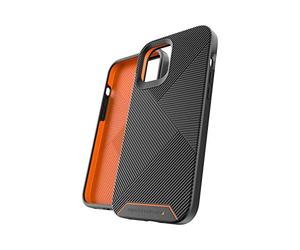 ZAGG Gear4 Battersea Slim D30 Protective Case for iPhone 12 Pro Max, Slim, Hard Case, Wireless Charging, (Black)