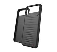 ZAGG Gear4 Bridgetown D30 Protective Case for Galaxy Z Flip4, 5G, Hinge, Slim, Shockproof, Wireless Charging, (Black)