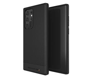 ZAGG Gear4 Copenhagen D30 Protective Case for Samsung Galaxy S22 Ultra, 5G, Slim, Shockproof, Wireless Charging, (Black)