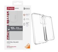 ZAGG Gear4 Crystal Palace D30 Protective Case for Samsung Galaxy S23,+, 6.6in, Slim, Shockproof, Wireless Charging, Advanced Impact Protection, Solid Grip, Lightweight, (Clear)