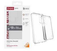 ZAGG Gear4 Crystal Palace D30 Protective Case for Samsung Galaxy S23 Ultra, 6.8in, Slim, Shockproof, Wireless Charging, Advanced Impact Protection, Solid Grip, Lightweight, (Clear)