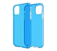 ZAGG GEAR4 Crystal Palace Neon Designed for iPhone 11 Case, Advanced Impact Protection by D3O - Neon Blue