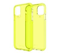 ZAGG GEAR4 Crystal Palace Neon Designed for iPhone 11 Pro Case, Advanced Impact Protection by D3O - Neon Yellow