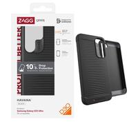 ZAGG Gear4 Havana D30 Protective Case for Samsung Galaxy S23 Ultra, 6.8in, Slim, Shockproof, Impact Protection, Wireless Charging, Lightweight, Reinforced Edges, Eco-Friendly Case, (Black)