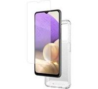 ZAGG Gear4 Havana D30 Protective Case + Glass Elite+ Screen Bundle for Samsung Galaxy A32, 5G, Slim, Shockproof, Smudge Free, Wireless Charging, (Clear)