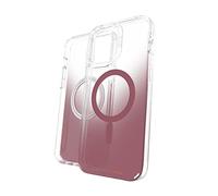 ZAGG Gear4 Milan Snap D30 Protective Case for iPhone 13 Pro Max, 5G, Slim, Shockproof, Wireless Charging, (Clear/Rose)