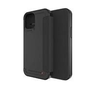 ZAGG Gear4 Wembley D30 Protective Case for iPhone 12 mini, Slim, Shockproof, Wireless Charging, (Black)