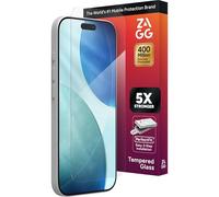 ZAGG Glass Elite Screen Protector for iPhone 17-5X Stronger Tempered Glass, ClearPrint Technology for Smudge Free Clarity, Smooth Feel, Full Coverage, InvisibleShield, Easy Two-Step Installation