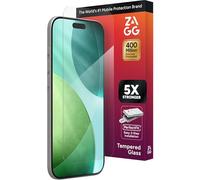 ZAGG Glass Elite Screen Protector for iPhone Air - 5X Stronger Tempered Glass, ClearPrint Technology for Smudge Free Clarity, Smooth Feel, Full Coverage, InvisibleShield, Easy Two-Step Installation